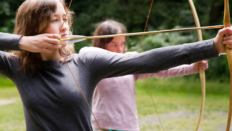 No-school day camps with archery for Grades K-12