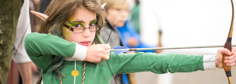 Holiday celebration at Trackers winter camp