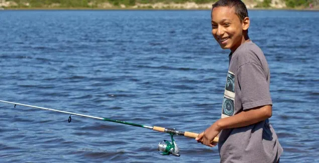 Casting contest with rod and reel