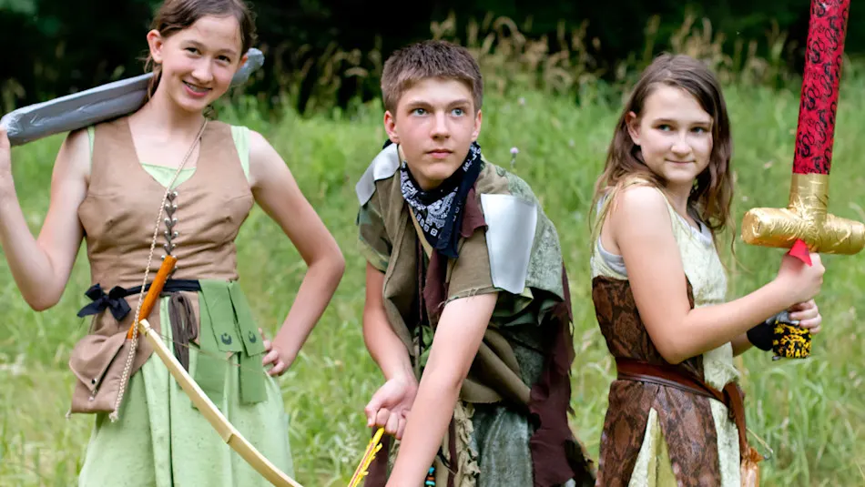 Realms role-play adventure in the forest