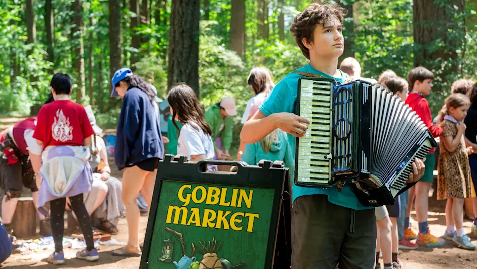 Goblin Market trading and oom-pah music at Trackers