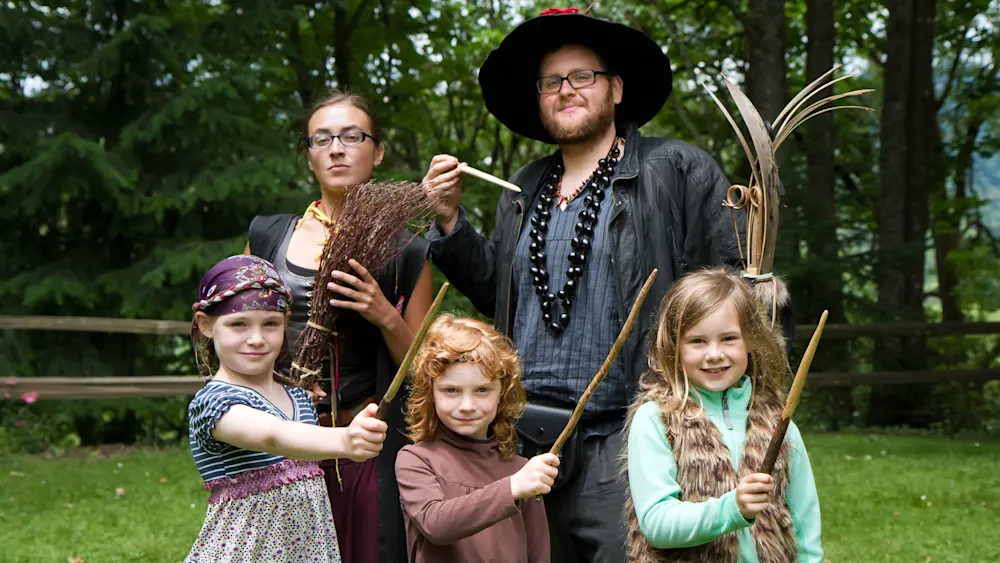 Young wizards at the School of Magic