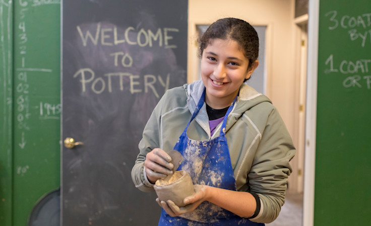 Arts Apprenticeship ceramics, woodworking and blacksmithing for Grades K-12
